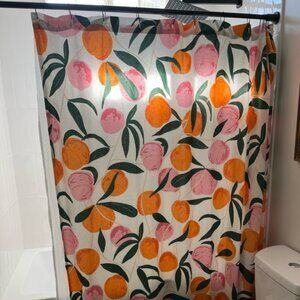 Urban Outfitters Peach Shower Curtain